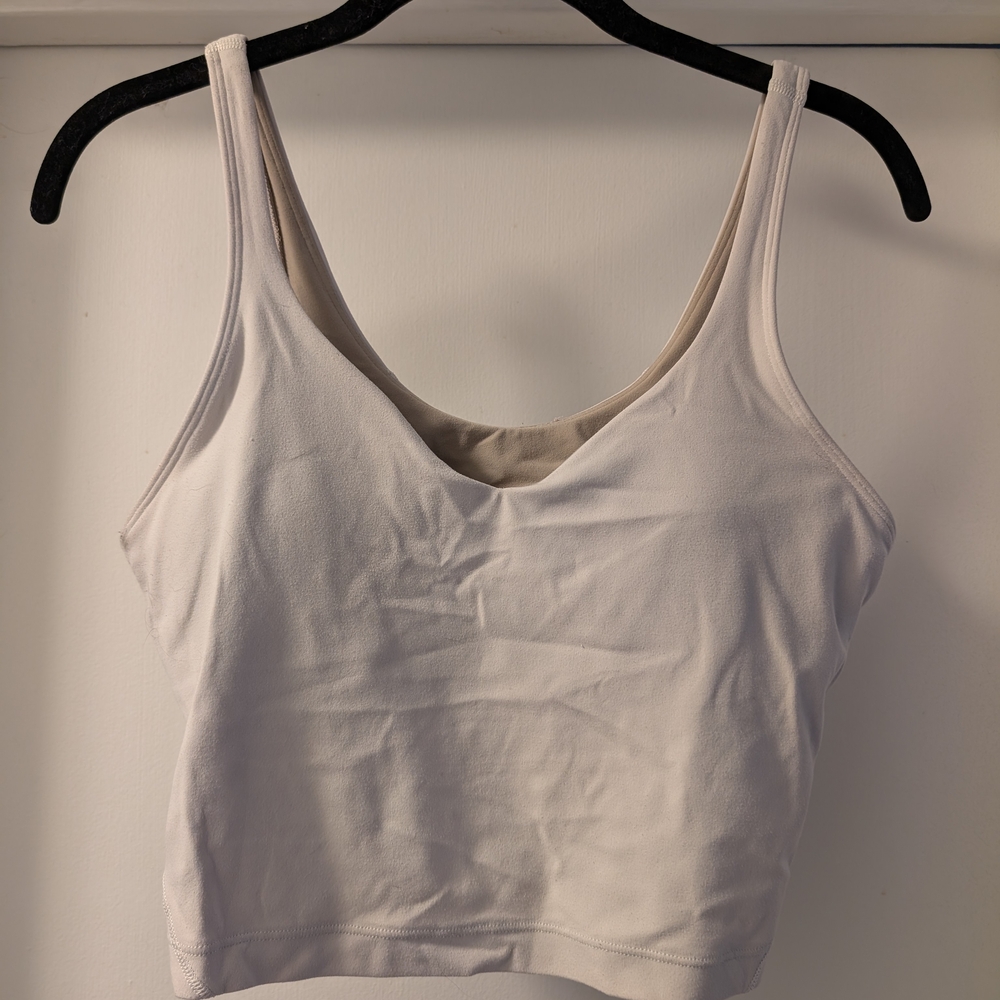 Lululemon White Tank Top